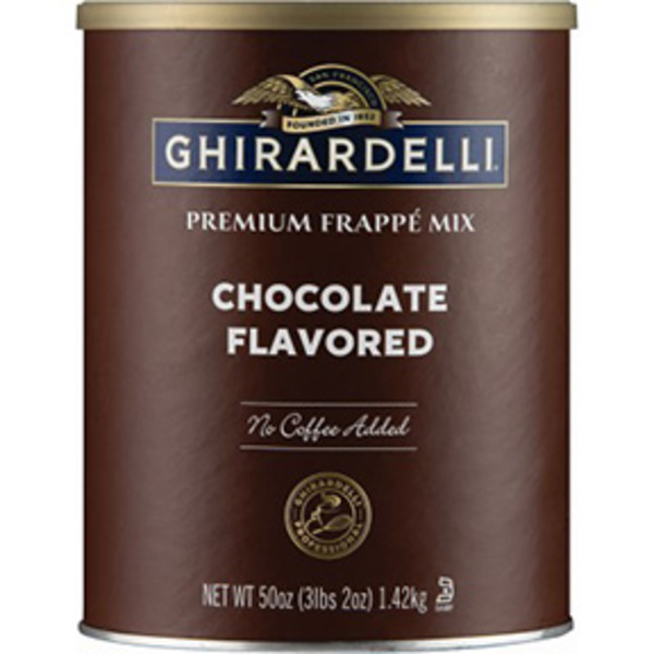 Ghirardelli - Chocolate Flavored Frappe, can - 3.12 lb/6 pack