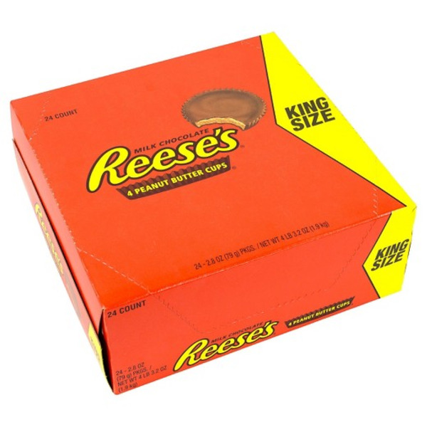 Reese's - Peanut Butter Cups, King Size - 24/2.8 oz