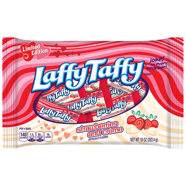 Laffy Taffy Strawberries and Cream flavor Sugar Candy (10 oz) - Instacart