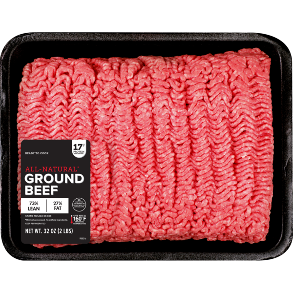 Ibp Trusted Excellence 73% GROUND BEEF 2 LB Same-Day Delivery or