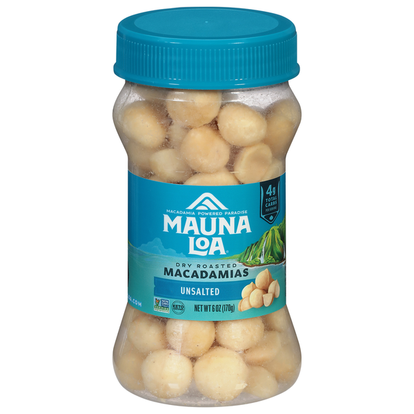 Mauna Loa Unsalted Macadamia Nuts Jar Same-Day Delivery or Pickup