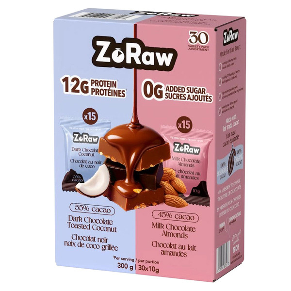 ZoRaw Protein Chocolate Variety Pack