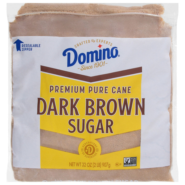 Wegmans Domino Premium Pure Cane Dark Brown Sugar 2 lb Zipper-pak Same ...