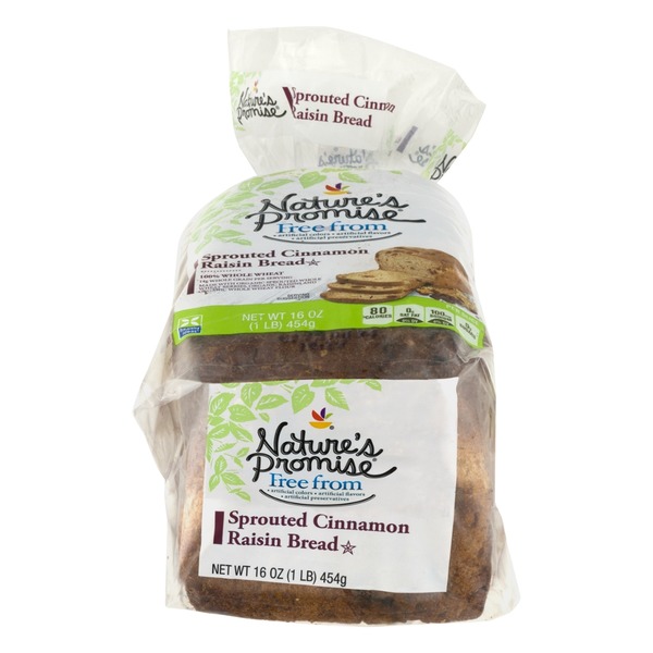 Nature's Promise Bread Sprouted Cinnamon Raisin (16 oz) Instacart