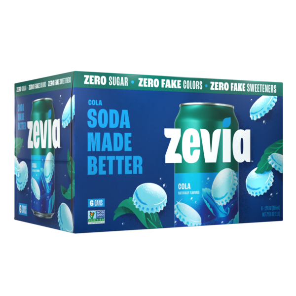 Zevia Soda, Zero Sugar, Cola Same-Day Delivery or Pickup