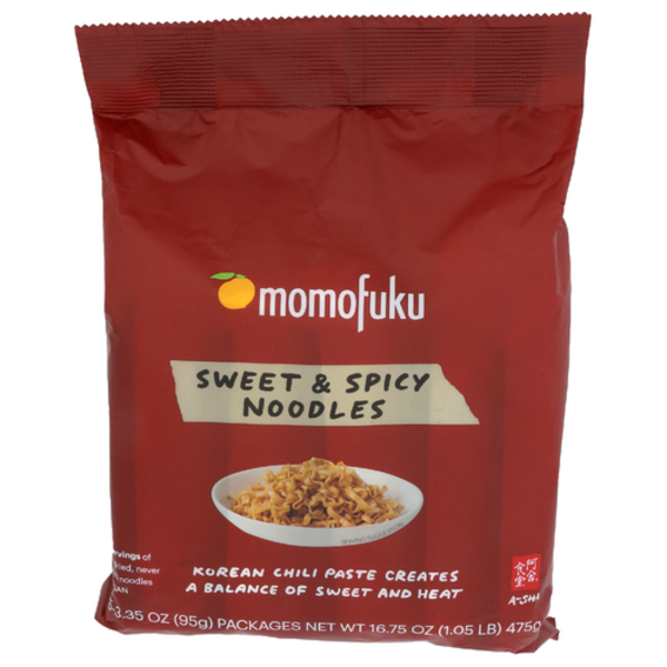 Momofuku Sweet And Spicy Noodles 5 Pack Same-Day Delivery or