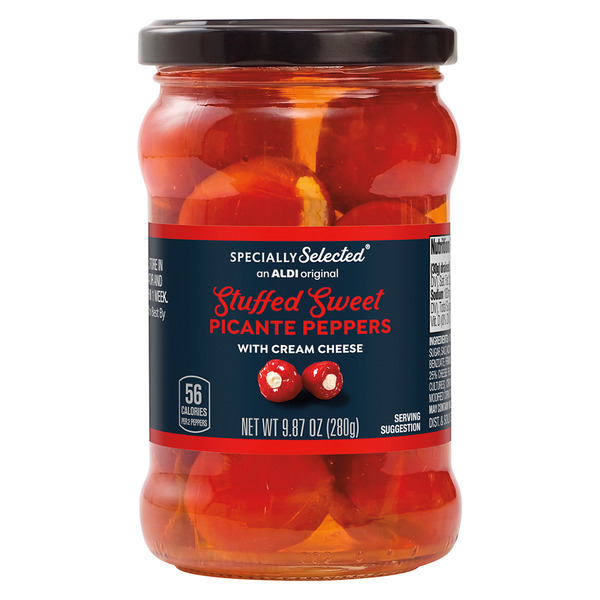 Specially Selected Picante Peppers Stuffed with Cream Cheese Same