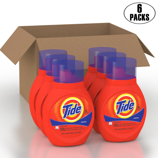 Tide 2X - Liquid Detergent - 6/25 oz Bottle