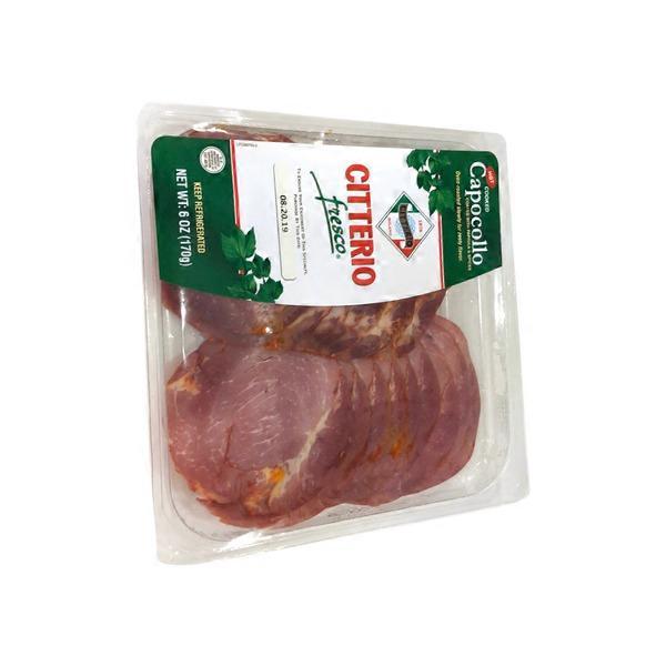 Citterio Cooked Capocollo Coated With Paprika & Spices (6 oz) Instacart