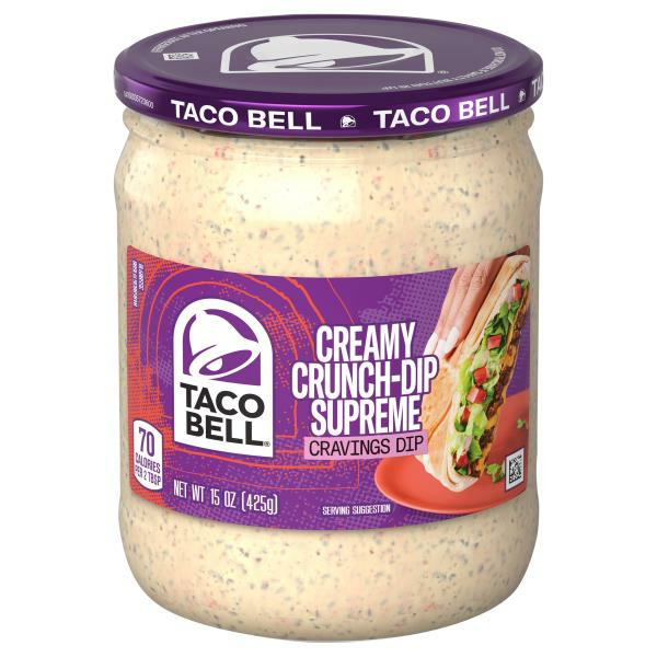 Publix Taco Bell Creamy CrunchDip Supreme Cravings Dip SameDay