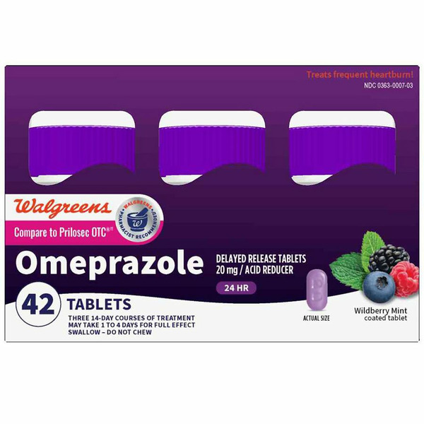 Walgreens Walgreens Omeprazole Delayed Release Tablets 20mg SameDay