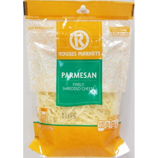 Rouses Parmesan Finely Shredded Cheese Same-Day Delivery | Rouses Markets