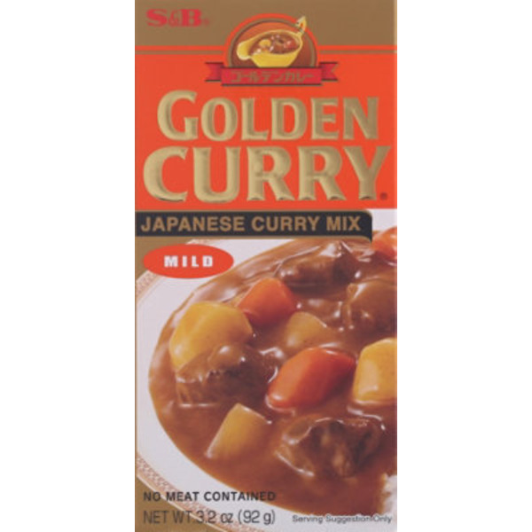 S&B Foods Golden Curry Japanese Curry Mix, Mild