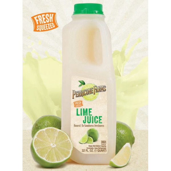 Perricone - Fresh Squeezed Lime Juice - 1/2 Gallon