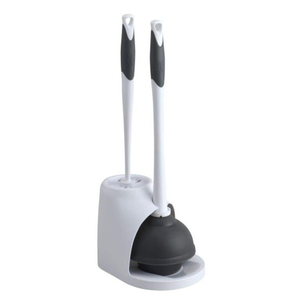 Clorox Toilet Brush And Holder Plunger And Bowl Brush Combo (1-pack)