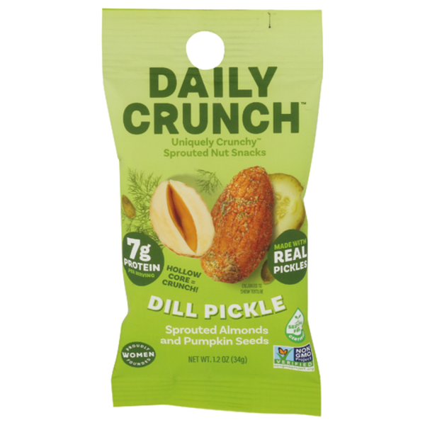 Daily Crunch Dill Pickle Sprouted Almonds And Pumpkin Seeds