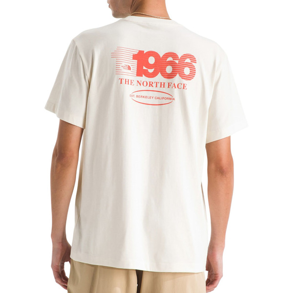 The North Face Men's Track Graphic Short Sleeve T-Shirt, XXL - White Dune