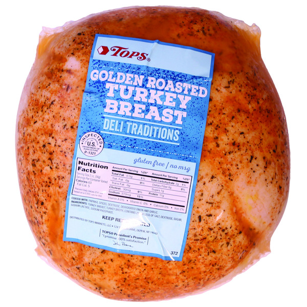 Tops Turkey Tops Markets Golden Roasted Turkey Breast Same-Day Delivery or Pickup ...