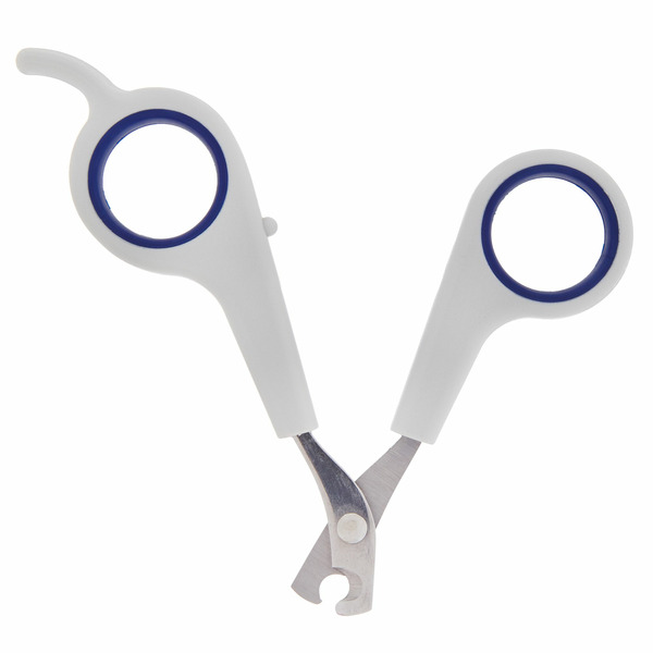 Whiskery City Cat Nail Scissors - Grey & Blue