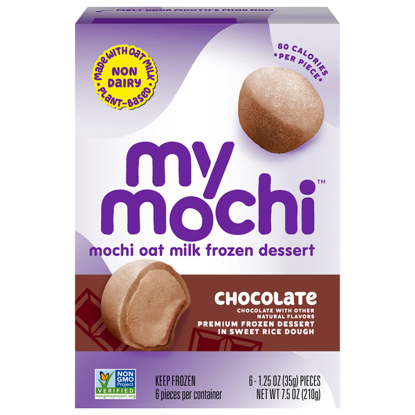 My/Mo Mochi Ice Cream Brand Chocolate Non-Dairy Mochi Ice Cream