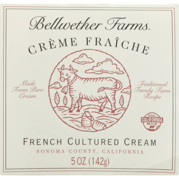 Bellwether Farms Cultured Cream, French, Creme Fraiche Same-Day