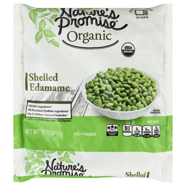 Nature's Promise Shelled Edamame Same-Day Delivery | GIANT Instant