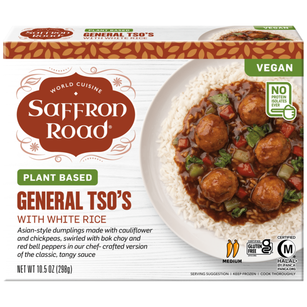 Kroger Saffron Road General Tso's, Vegan, GlutenFree Asian Meal