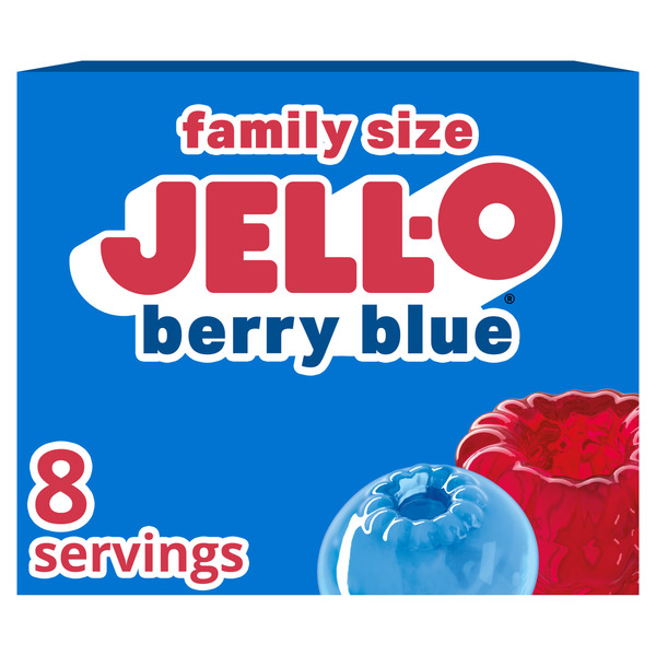 Jell-O Berry Blue Gelatin Dessert Same-Day Delivery or Pickup