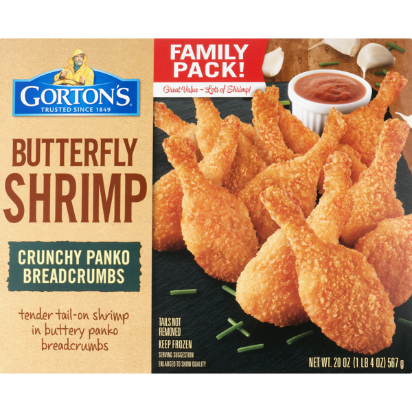 Gorton's Butterfly Shrimp with Crunchy Panko Breadcrumbs (20 oz
