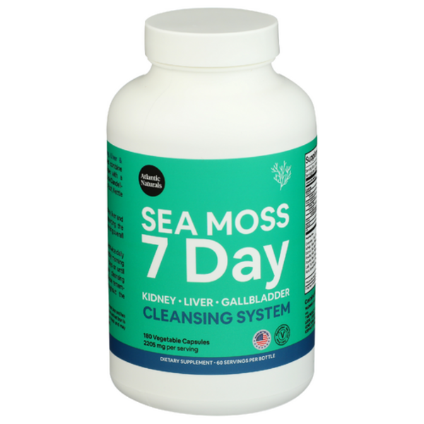Atlantic Naturals Sea Moss 7 Day Kidney, Liver Cleanse Capsules