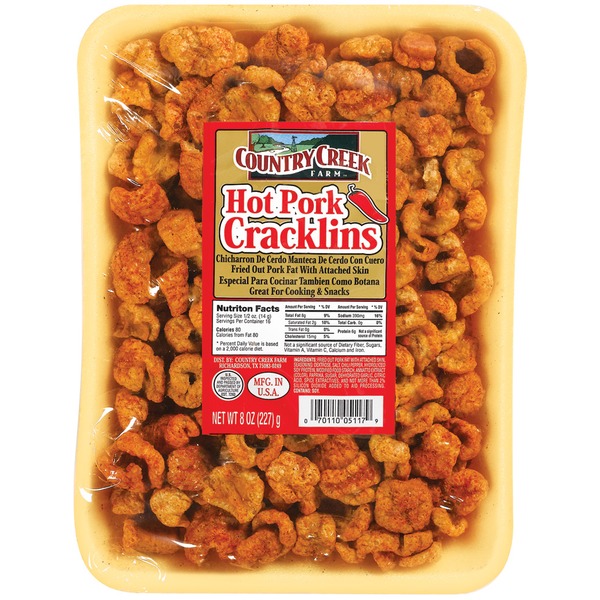 Country Creek Farm Hot Pork Cracklins (8 oz) Instacart