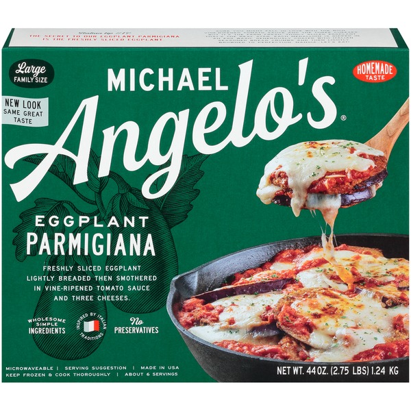 Michael Angelo's Large Family Size Eggplant Parmesan Frozen Entree (44
