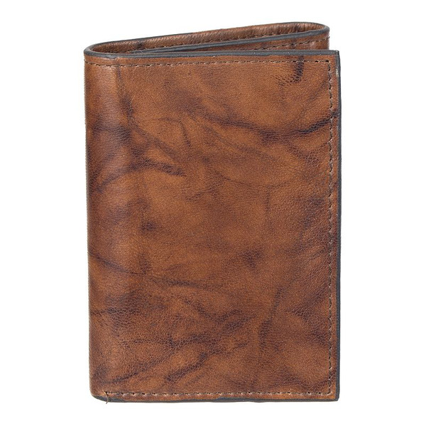 Sonoma Goods For Life Men's ® RFID-Blocking Crunch Extra-Capacity Trifold Wallet, Brown