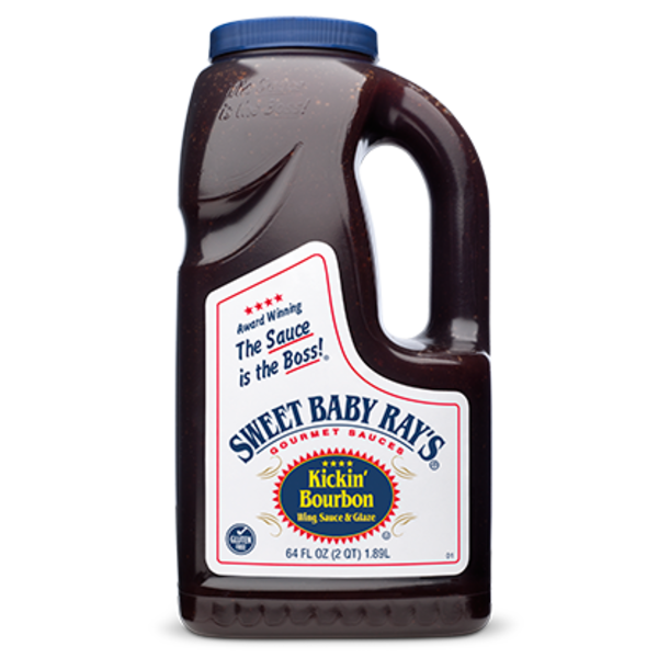 Sweet Baby Ray's - Kickin' Bourbon Wing Sauce - 64 oz Bottle