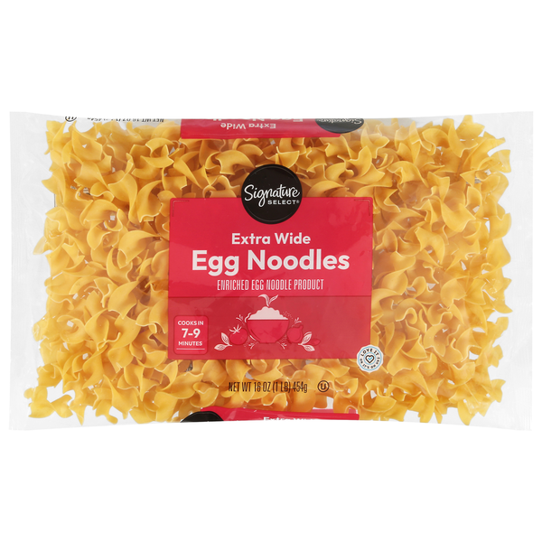 Signature SELECT Egg Noodles, Enriched, Extra Wide