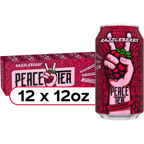 Peace Tea Razzleberry Iced Tea Cans Same-Day Delivery or Pickup