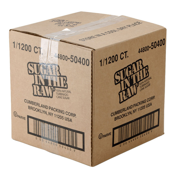 Sugar In The Raw Packets, 4.5 grams - 1200 ct