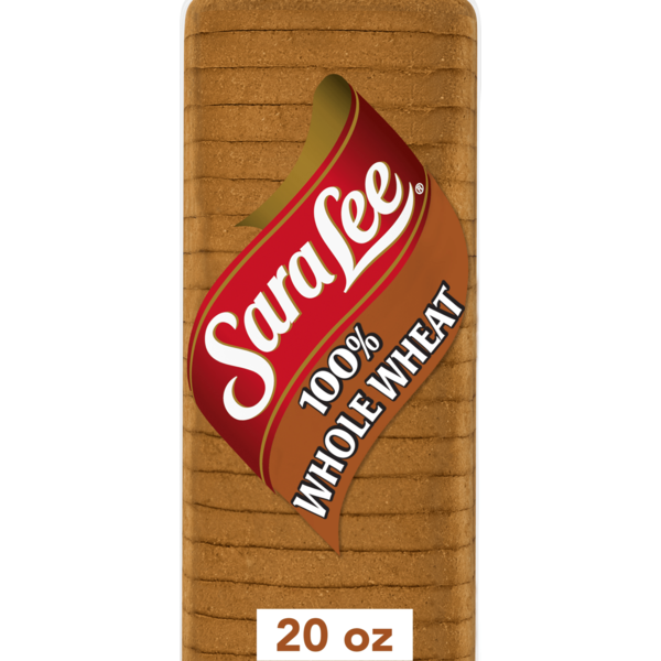 Sara Lee 100% Whole Wheat, Bread, 13g Whole Grain, Sandwich Bread, 20 oz