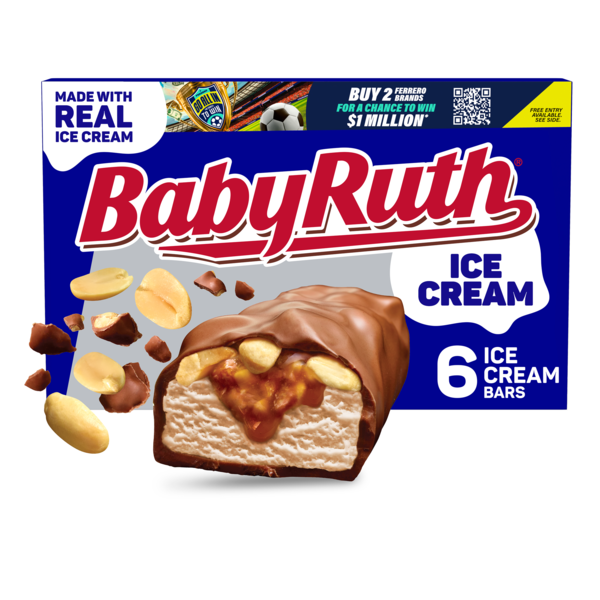 Baby Ruth Ice Cream Bars
