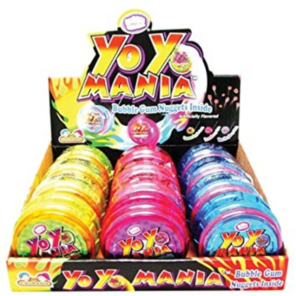 Yo Yo Mania withBubble Gum - 1.05 oz/12ct