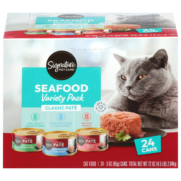 Signature Pet Classic Pate Cat Food Variety Pack