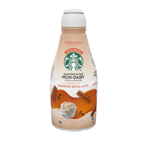 Starbucks Pumpkin Spice-flavoured Non-dairy Coffee Enhancer 6 x 2 L