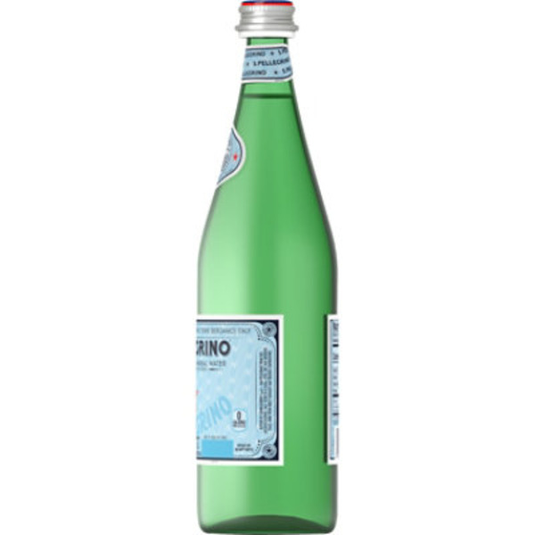 San Pellegrino Sparkling Natural Mineral Water Glass Bottle
