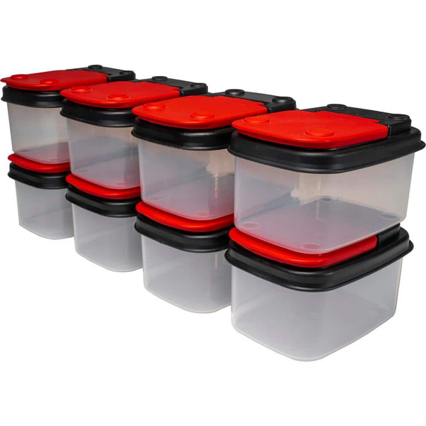 Husky 8-pack 0.6 Qt Storage Bins