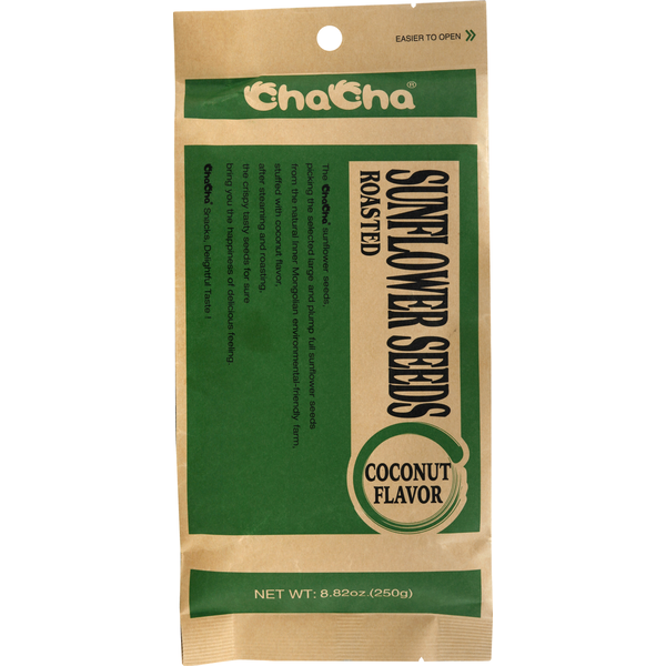 CHA ☆ cha Cha Cha Sunflower Seeds, Coconut Flavor, Roasted Same-Day Delivery