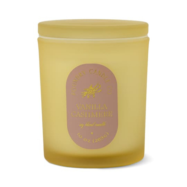 RELAX Vanilla Cashmere Glass Candle with Lid