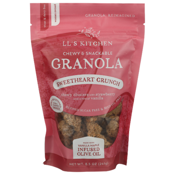 Ll's Kitchen Sweetheart Crunch Strawberry Vanilla Chewy Granola