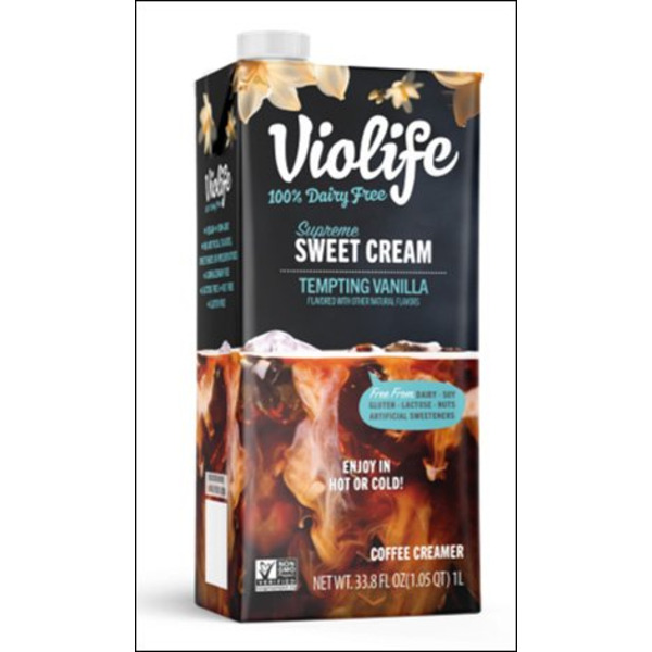 Violife Supreme Sweet Cream Vanilla Coffee Creamer, Dairy-Free