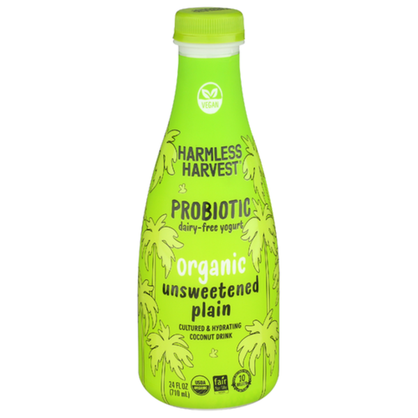 Harmless Harvest Organic Unsweetened Plain Coconut Yogurt Drink