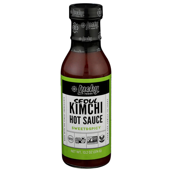 Lucky Foods Sweet & Spicy Kimchi Hot Sauce Same-Day Delivery or